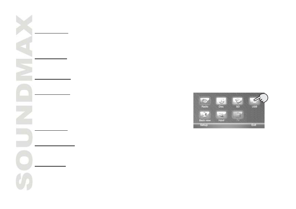 General operations | SoundMax SM-CMD3010 User Manual | Page 10 / 53