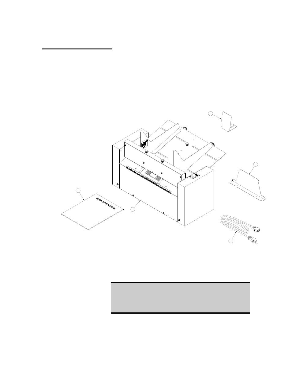 2 items included, Warning | Formax FD 260-10 User Manual | Page 6 / 26