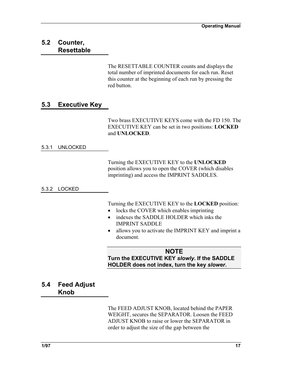 Formax FD 150 User Manual | Page 21 / 48