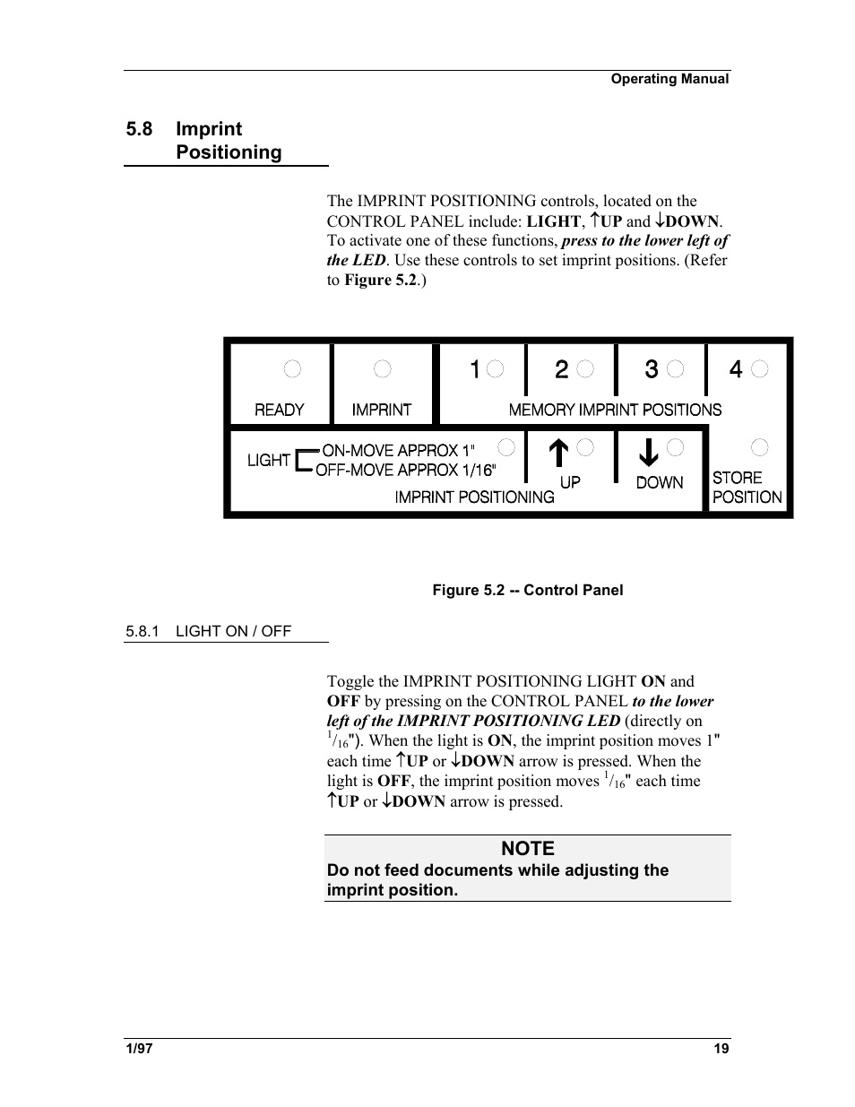 8 imprint positioning | Formax FD 150 User Manual | Page 23 / 48