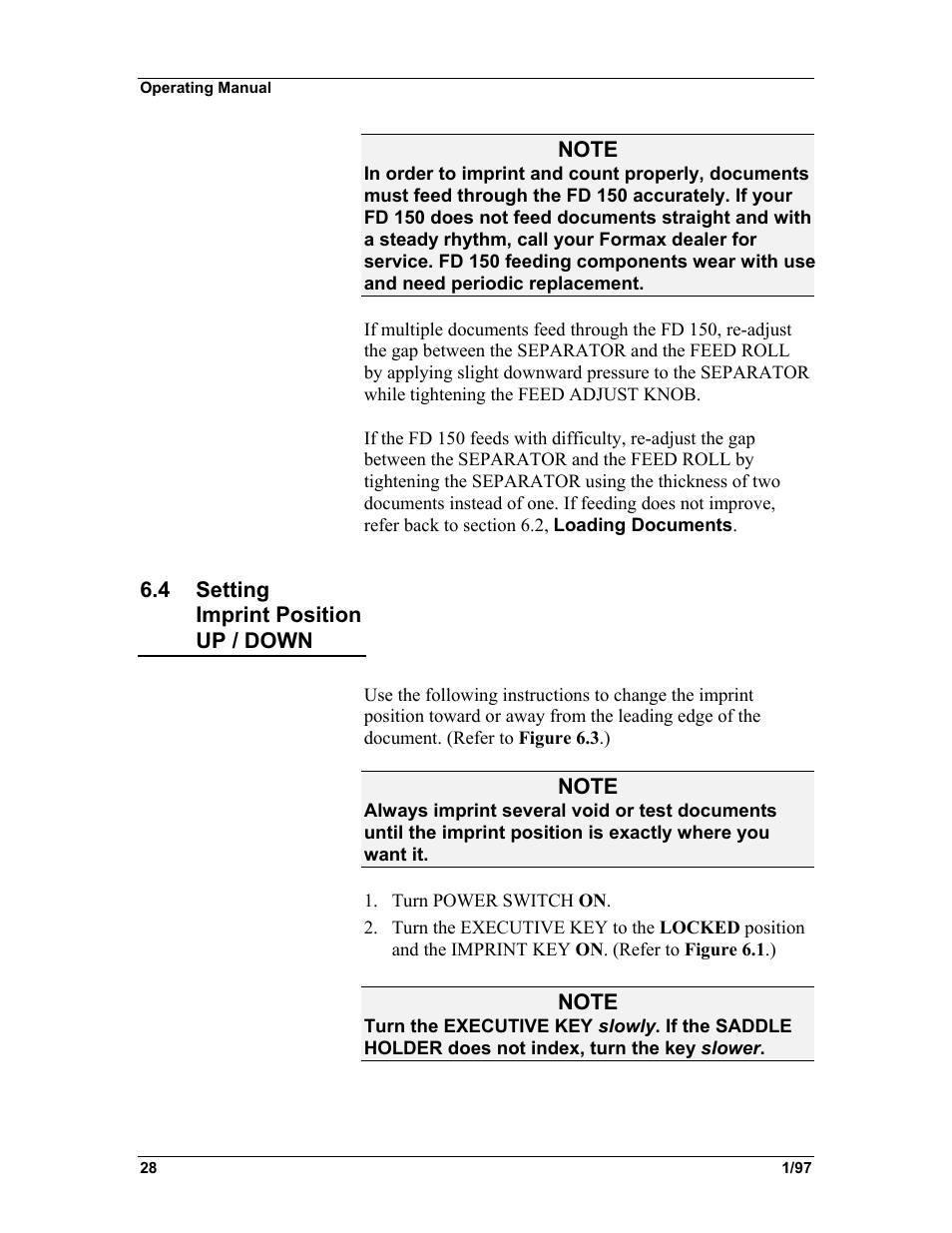 Formax FD 150 User Manual | Page 32 / 48