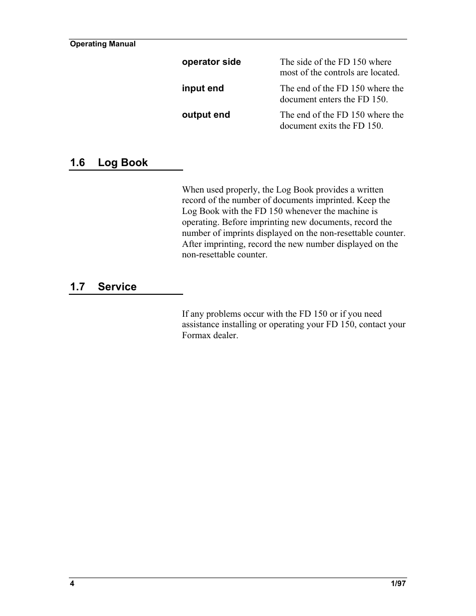 Formax FD 150 User Manual | Page 8 / 48