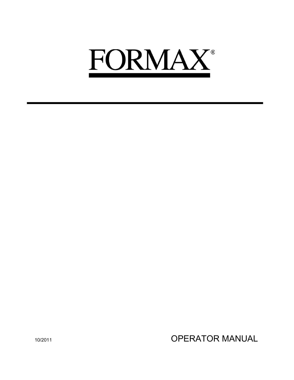 Formax FD 402TA1 User Manual | 9 pages