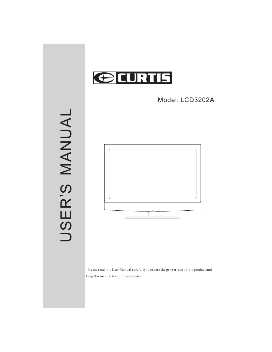 Curtis LCD3202A User Manual | 17 pages