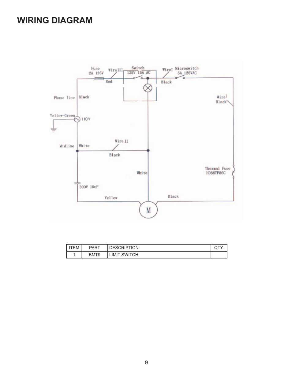 Wiring diagram | Formax FD 160 User Manual | Page 13 / 13