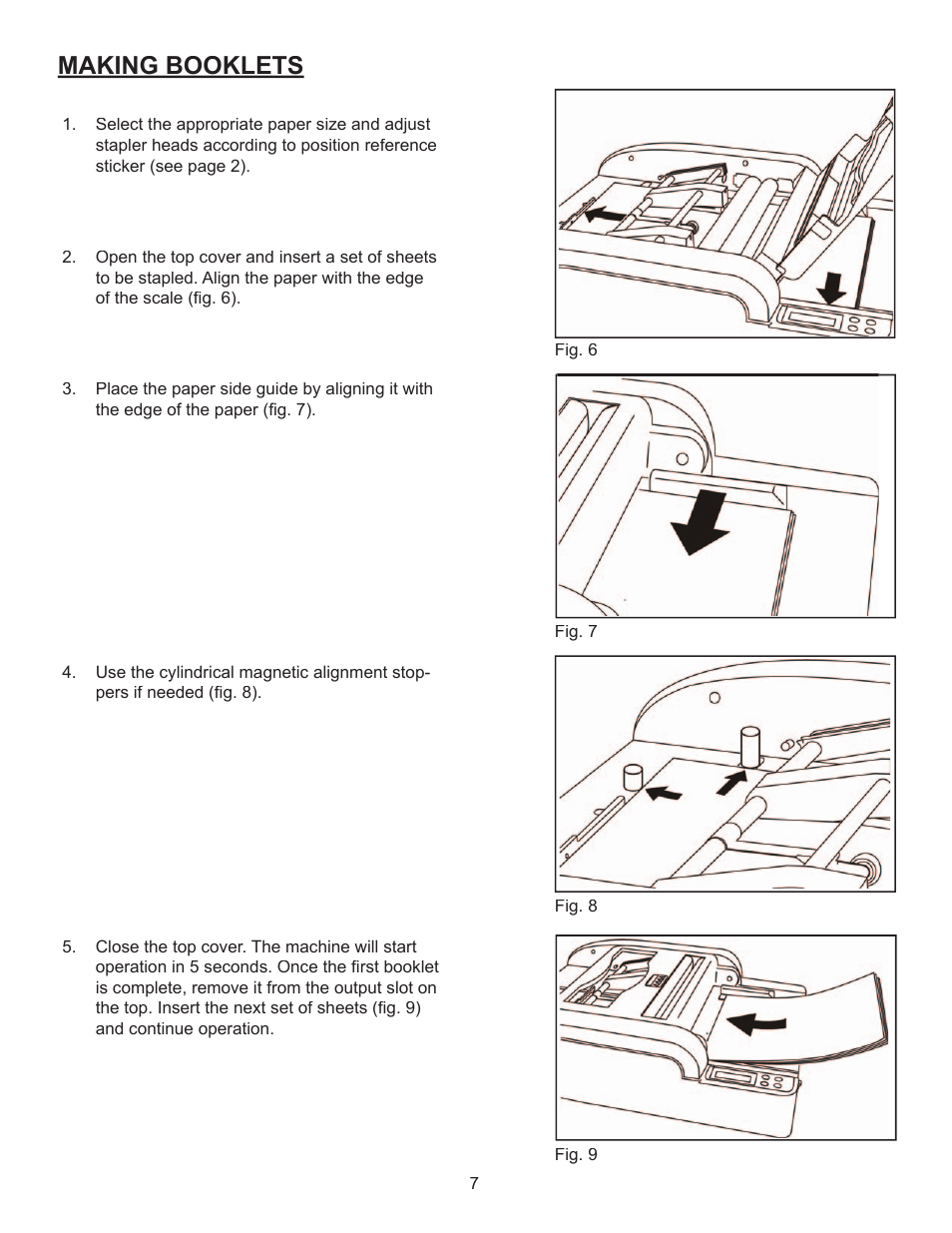 Making booklets | Formax FD 180 User Manual | Page 11 / 25