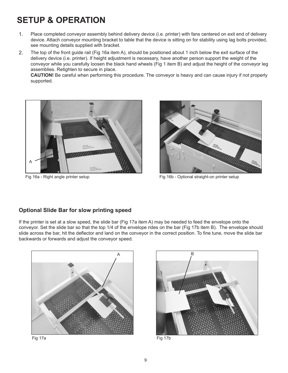 Setup & operation | Formax FD 4040 User Manual | Page 11 / 14