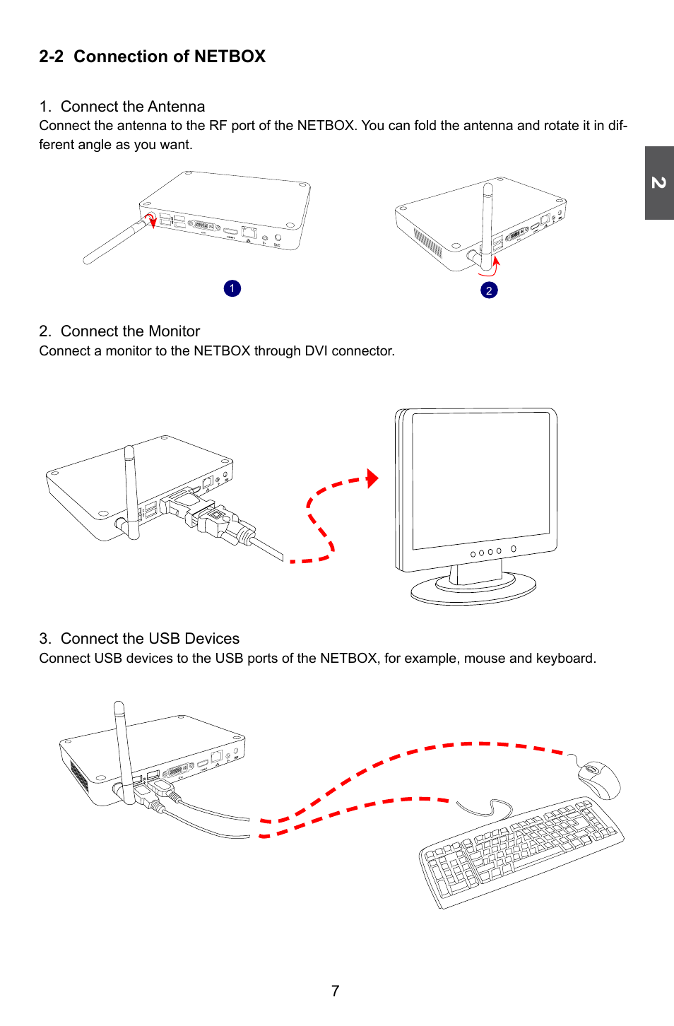 2 connection of netbox | Foxconn nT-A3500 User Manual | Page 11 / 18