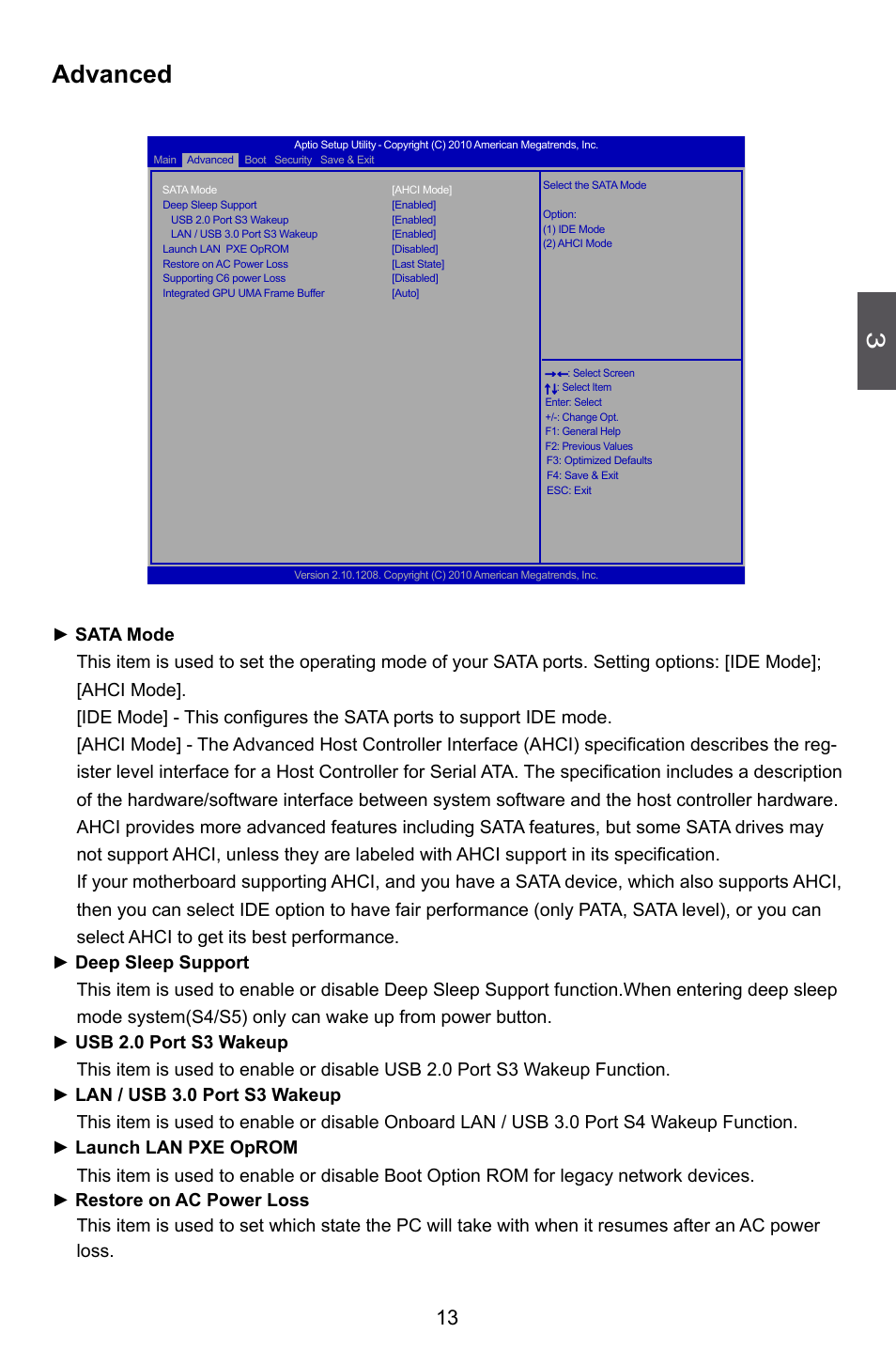 Advanced | Foxconn nT-A3550 User Manual | Page 18 / 31