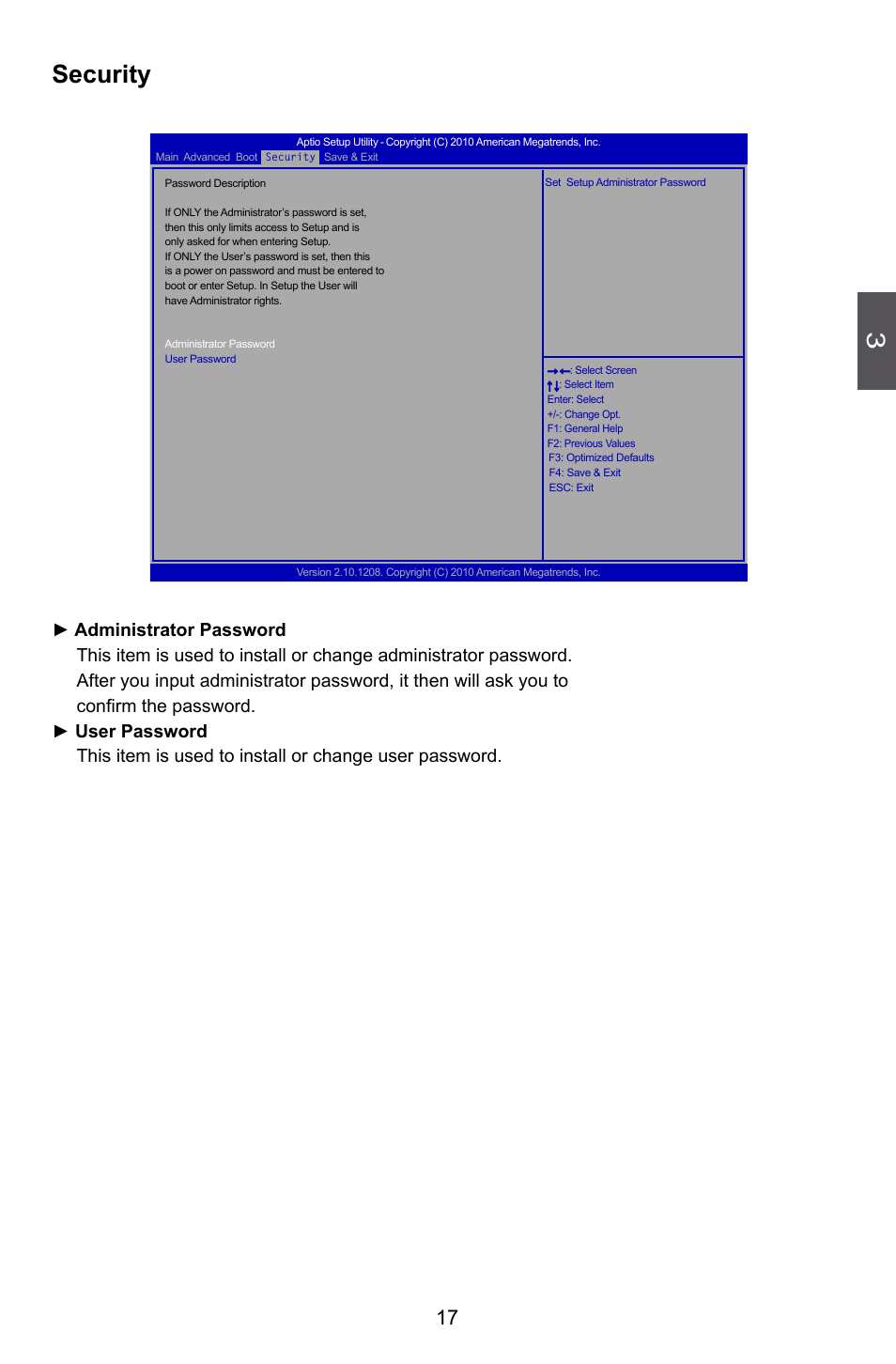 Security | Foxconn nT-A3550 User Manual | Page 22 / 31