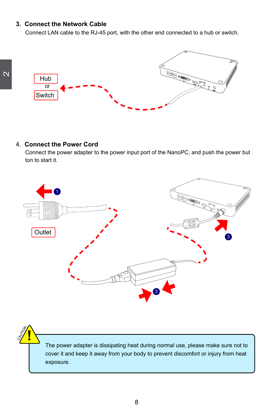 Connect the power cord | Foxconn nT-A3800 User Manual | Page 13 / 33