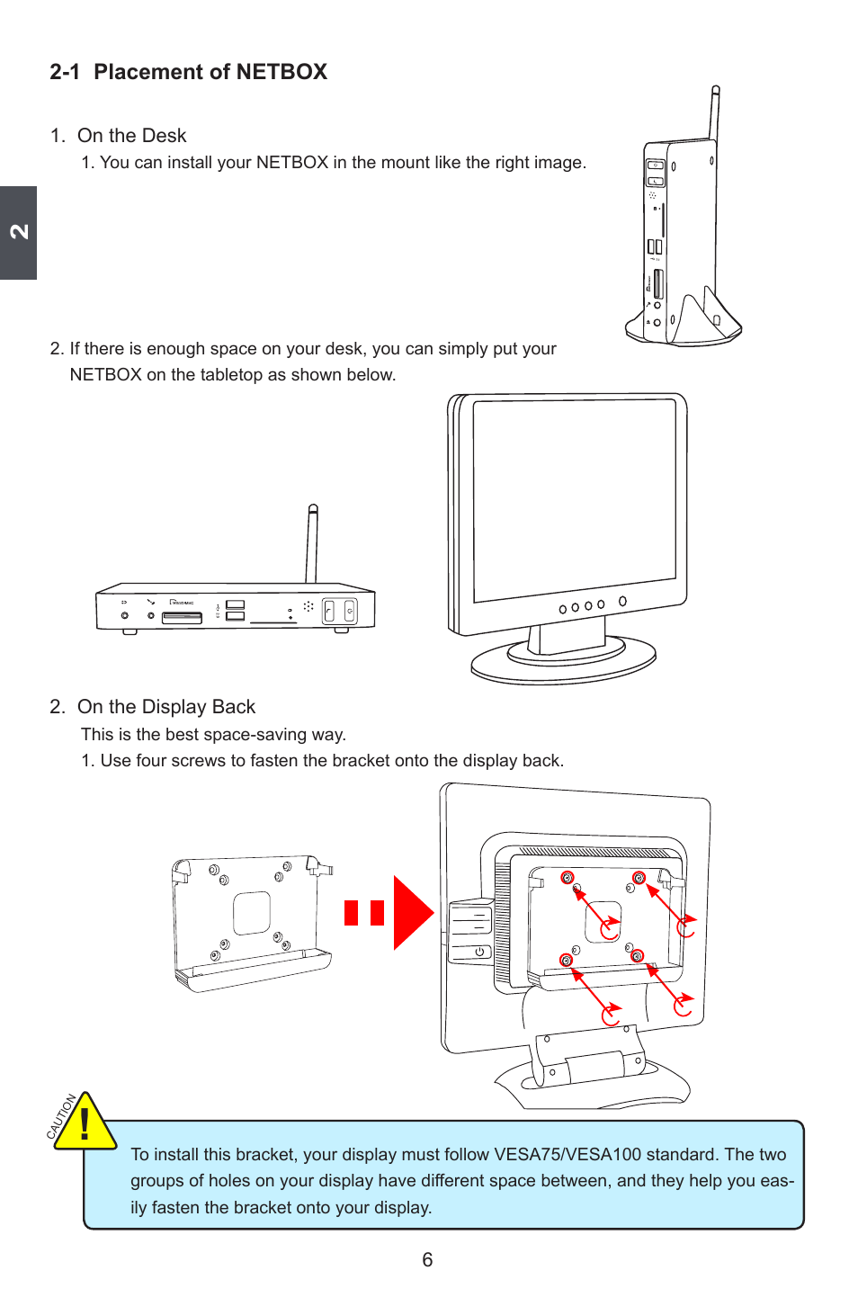 1 placement of netbox | Foxconn nT-270 User Manual | Page 10 / 35