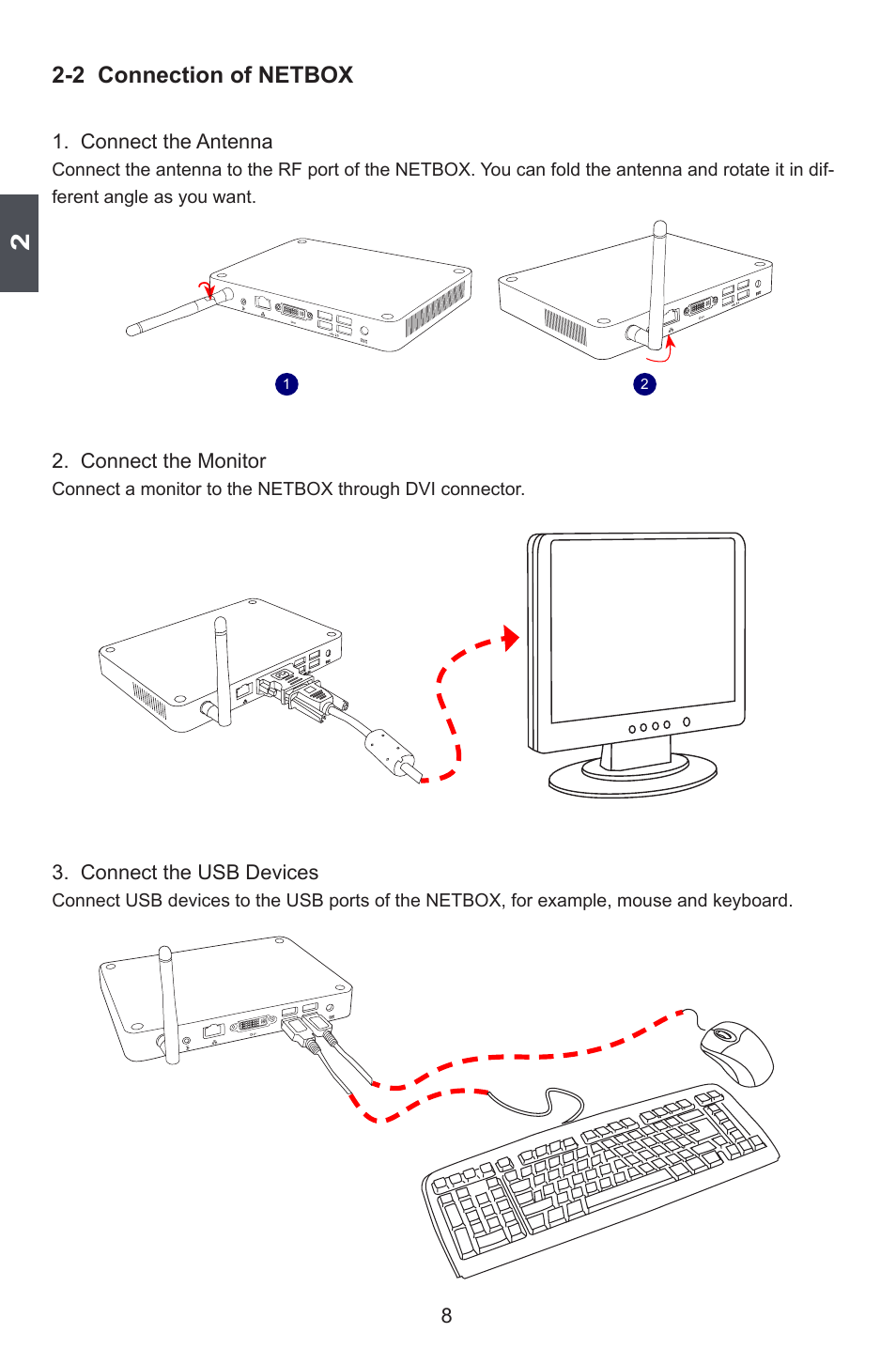 2 connection of netbox | Foxconn nT-270 User Manual | Page 12 / 35