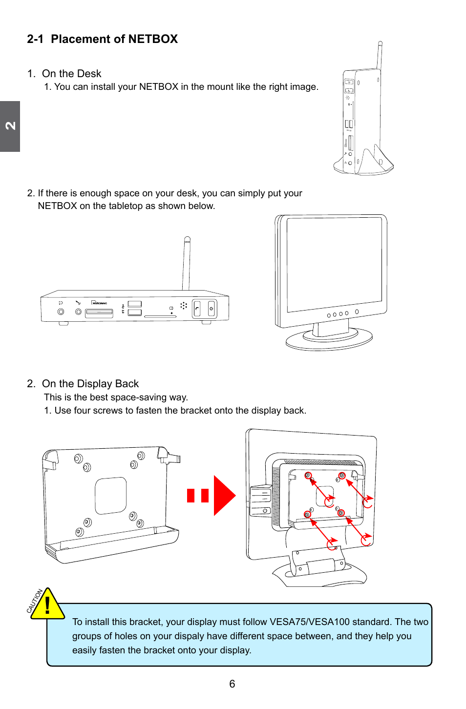 1 placement of netbox | Foxconn nT-330i User Manual | Page 12 / 41