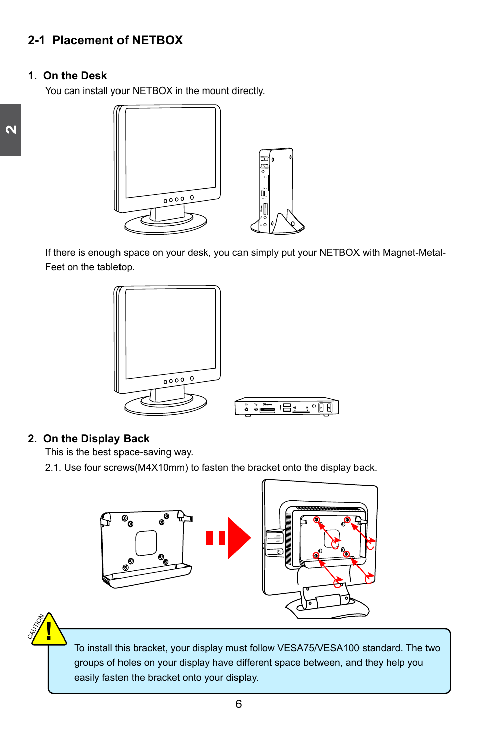 1 placement of netbox | Foxconn nT-410 User Manual | Page 10 / 32