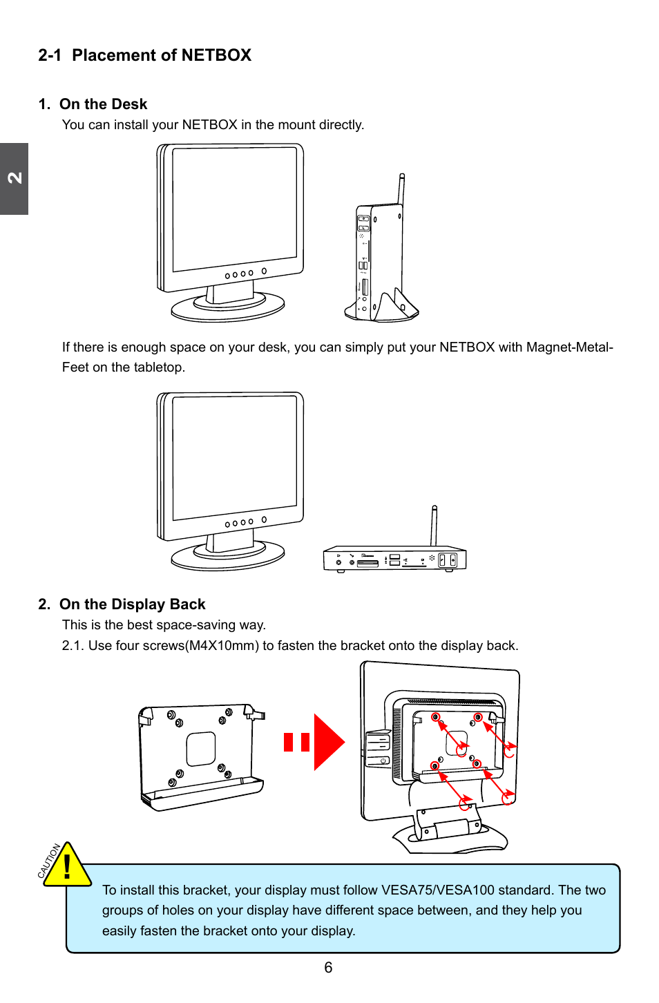 1 placement of netbox | Foxconn nT-425H User Manual | Page 10 / 34