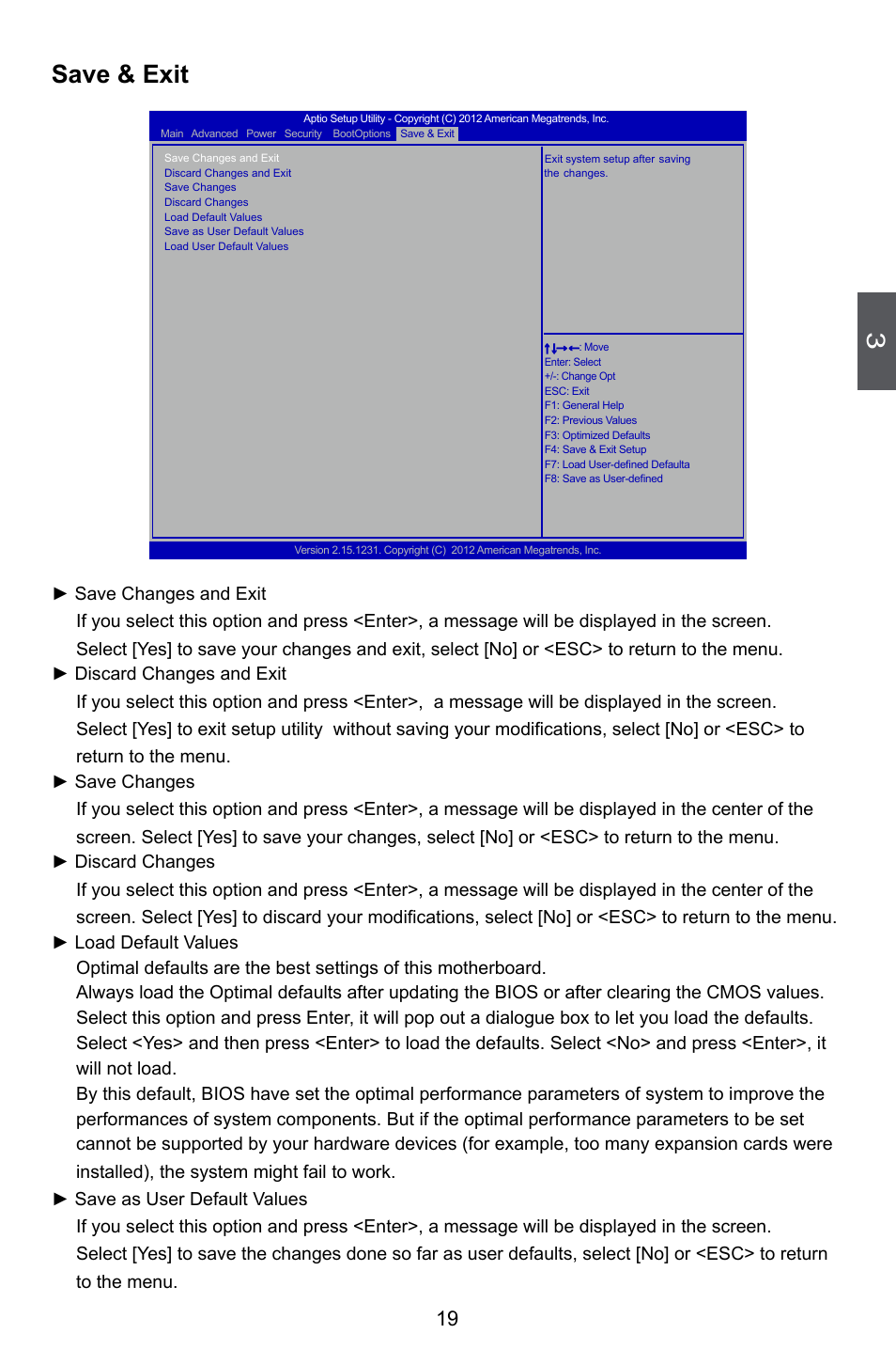 Save & exit | Foxconn nT-i2847 User Manual | Page 24 / 36