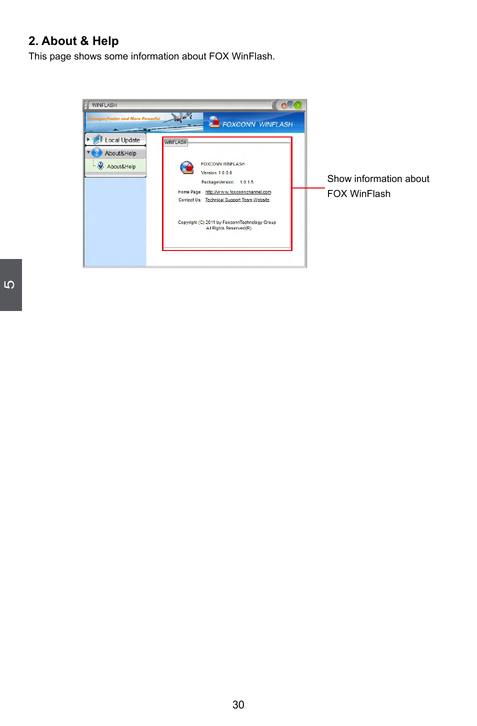 About & help | Foxconn nT-i2847 User Manual | Page 35 / 36