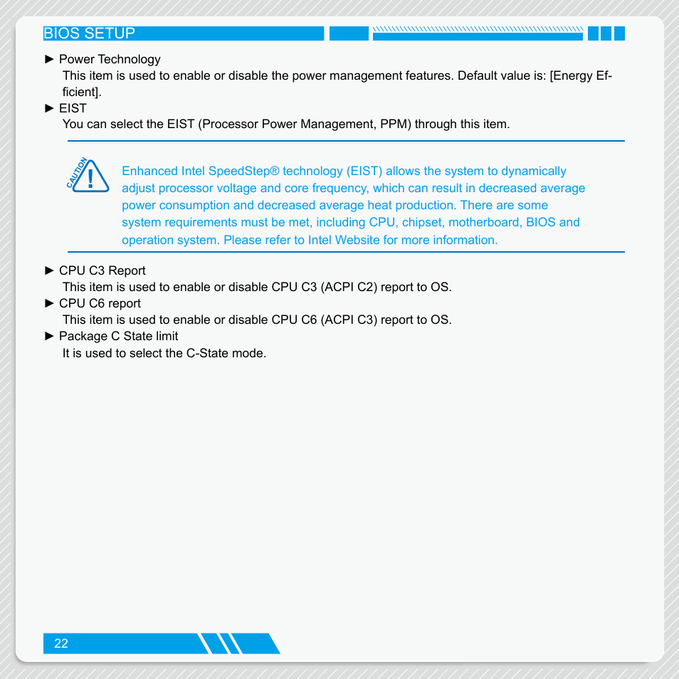 Bios setup | Foxconn nT-iBT18 User Manual | Page 28 / 55