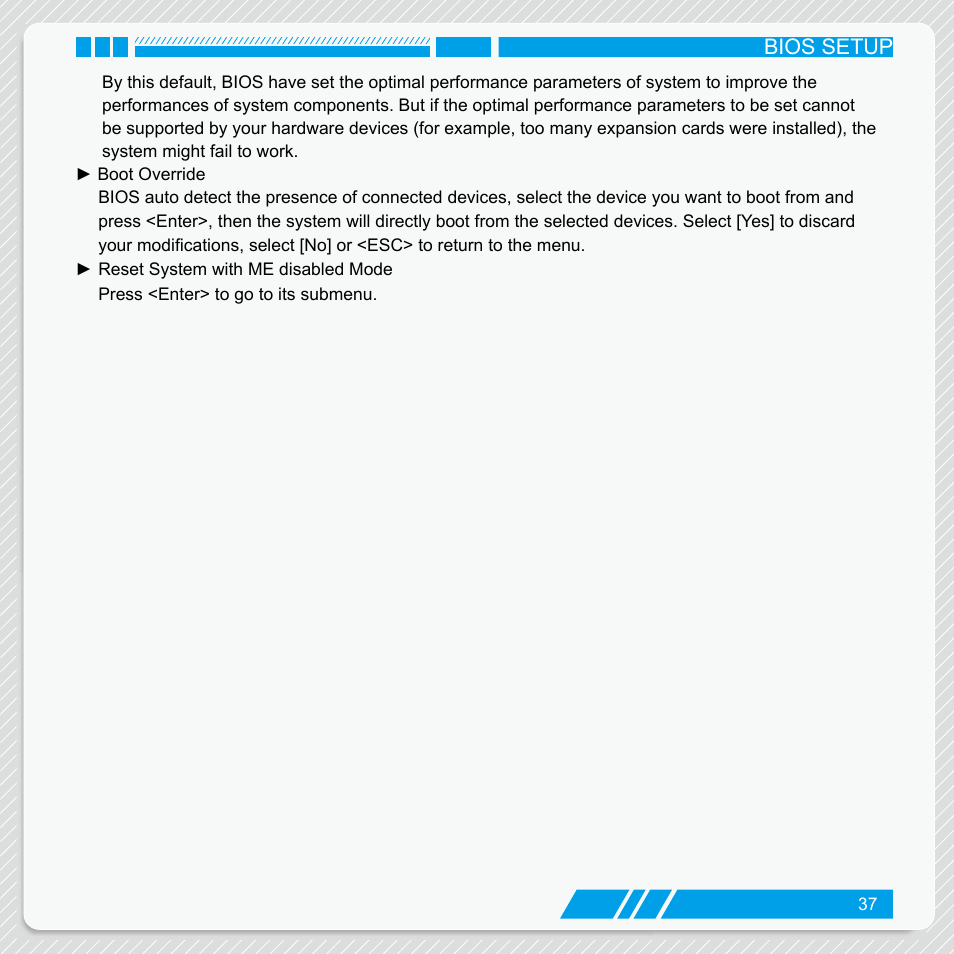 Bios setup | Foxconn nT-iBT18 User Manual | Page 43 / 55