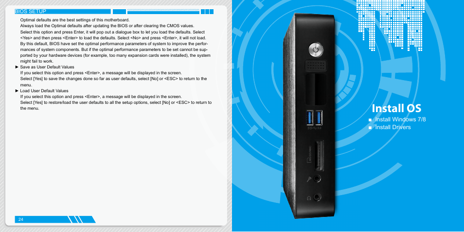 Install os | Foxconn AT-7300 User Manual | Page 16 / 22