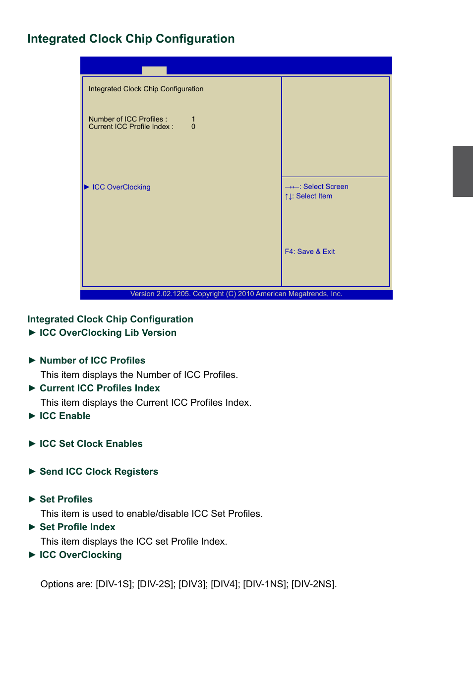 Integrated clock chip configuration | Foxconn R10-H1 User Manual | Page 40 / 73