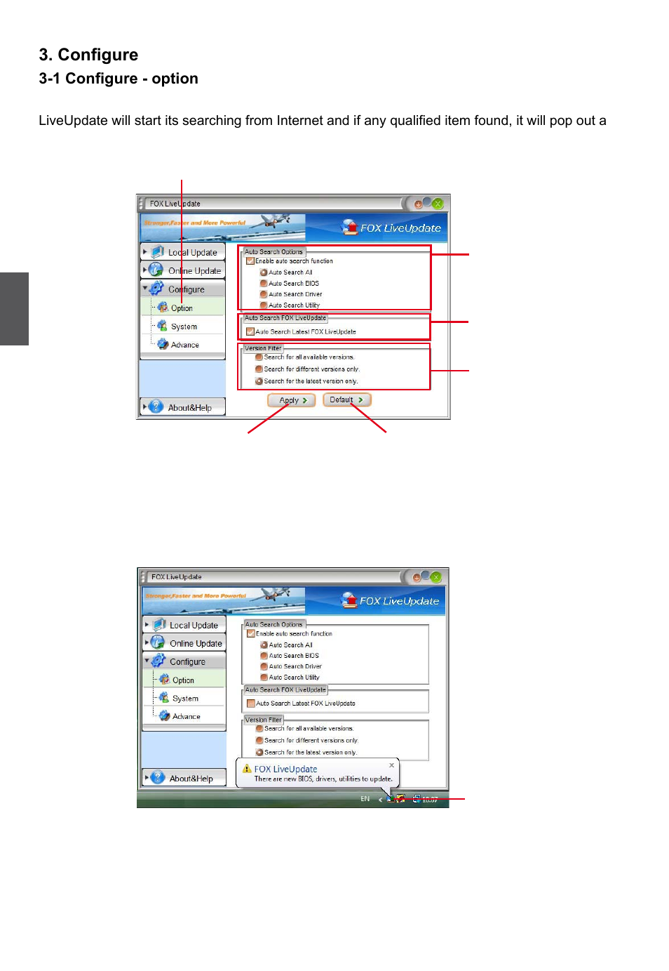 Configure | Foxconn R10-H1 User Manual | Page 69 / 73