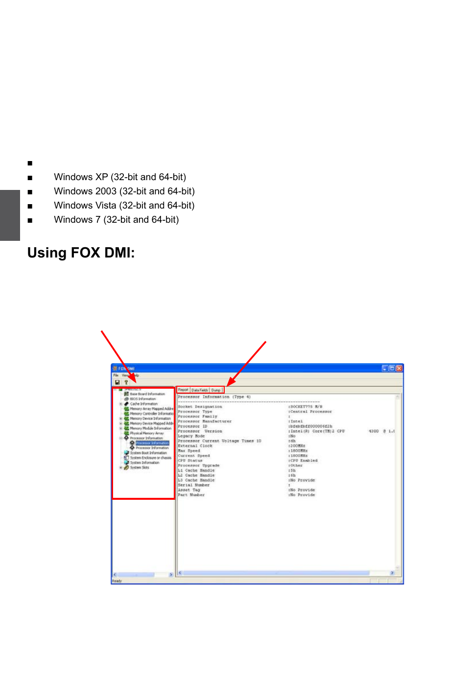 Fox dmi, Using fox dmi | Foxconn R10-H1 User Manual | Page 73 / 73