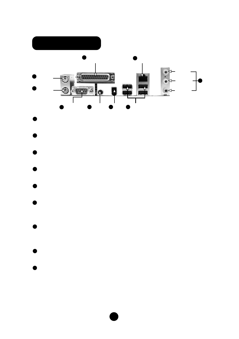Rear panel, 748k7aa | Foxconn 748K7AA User Manual | Page 2 / 10