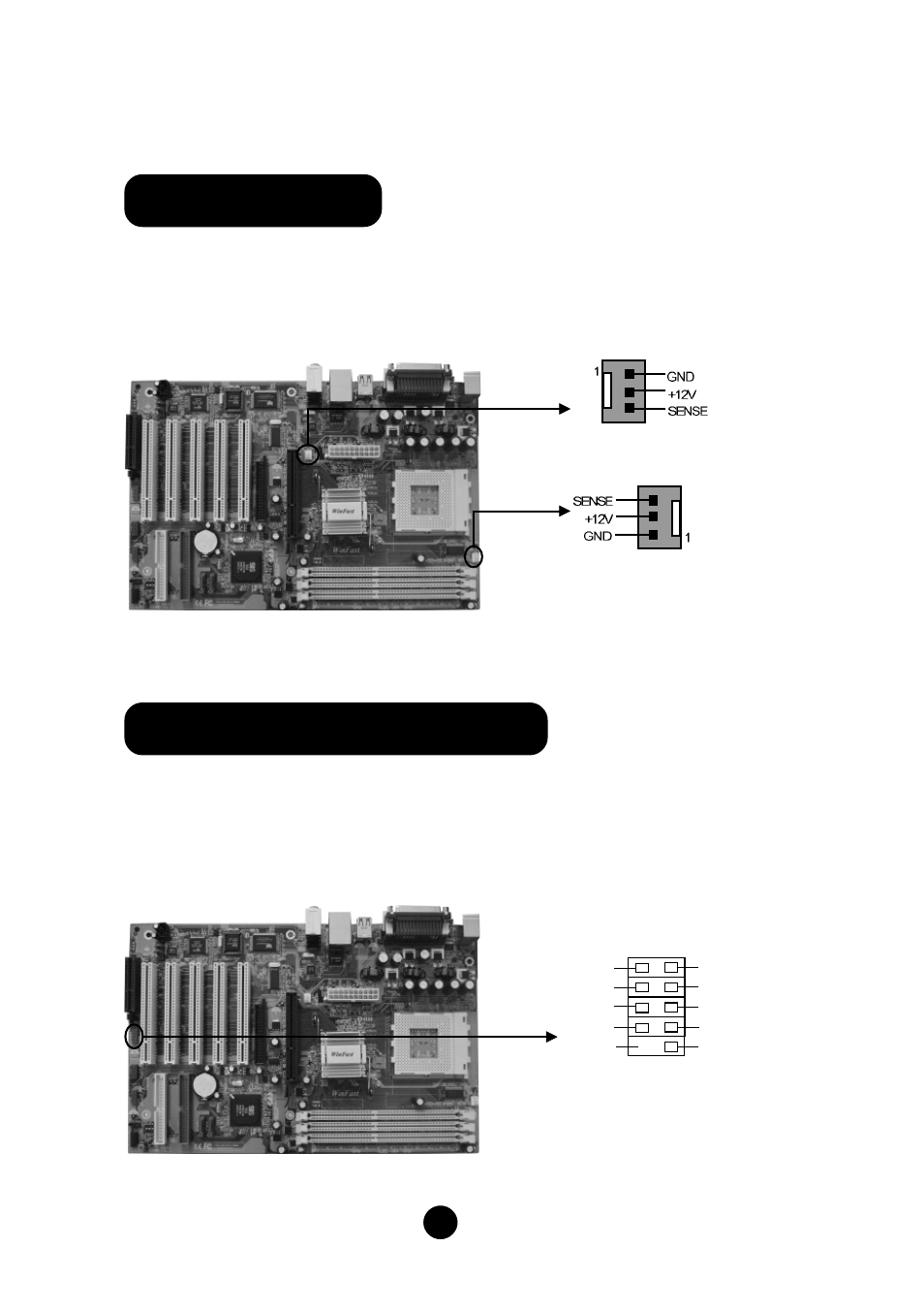 Cpu_fan & fan1 | Foxconn 748K7AA User Manual | Page 6 / 10