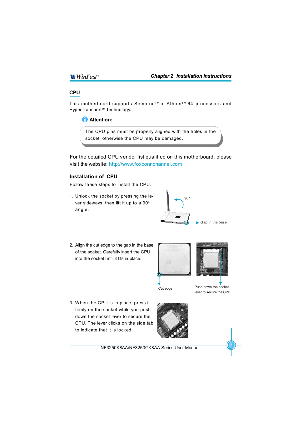 Foxconn NF3250K8AA-ERS User Manual | Page 14 / 68