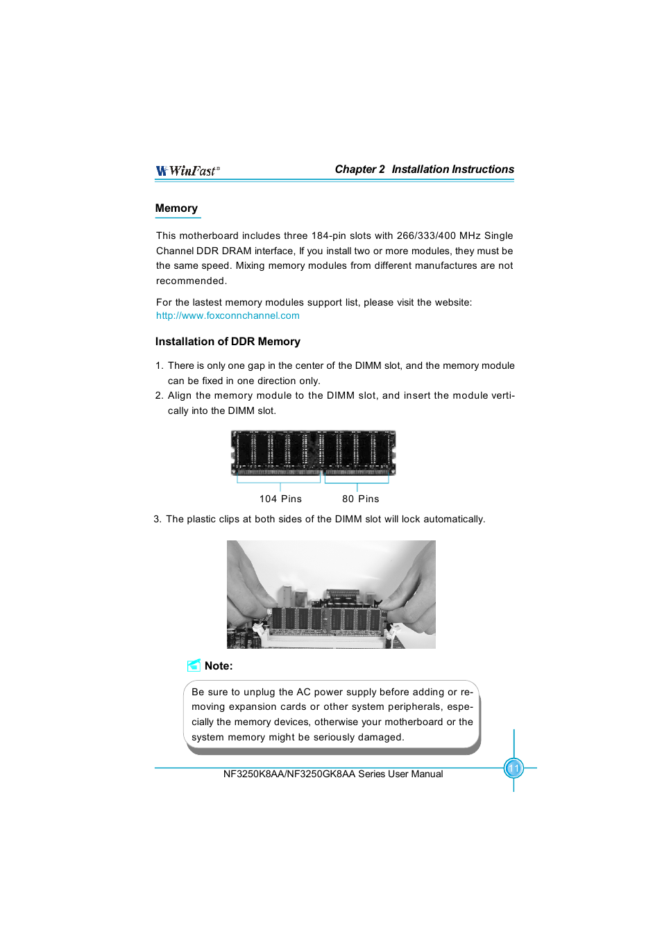 Foxconn NF3250K8AA-ERS User Manual | Page 18 / 68
