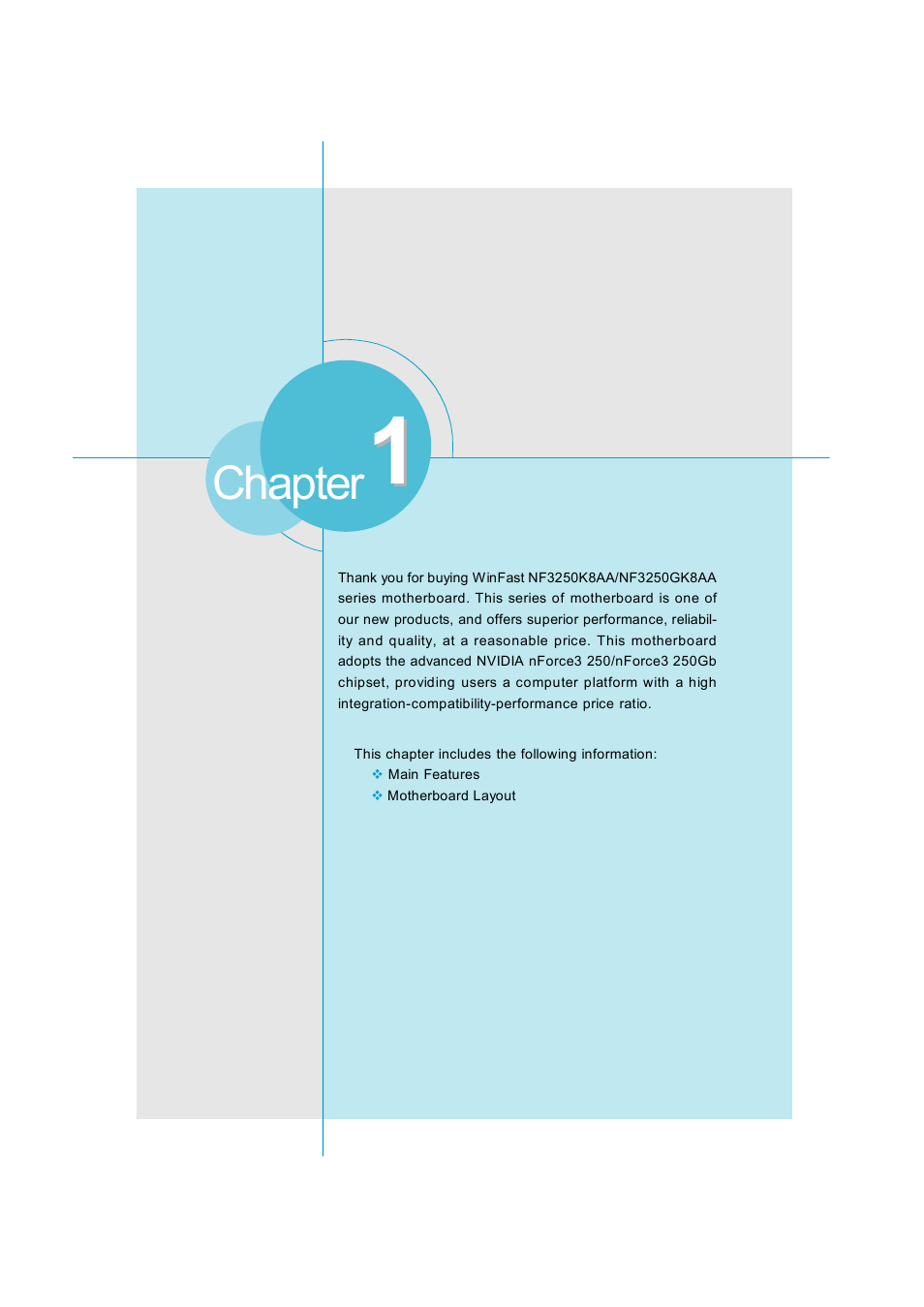 Chapter | Foxconn NF3250K8AA-ERS User Manual | Page 8 / 68