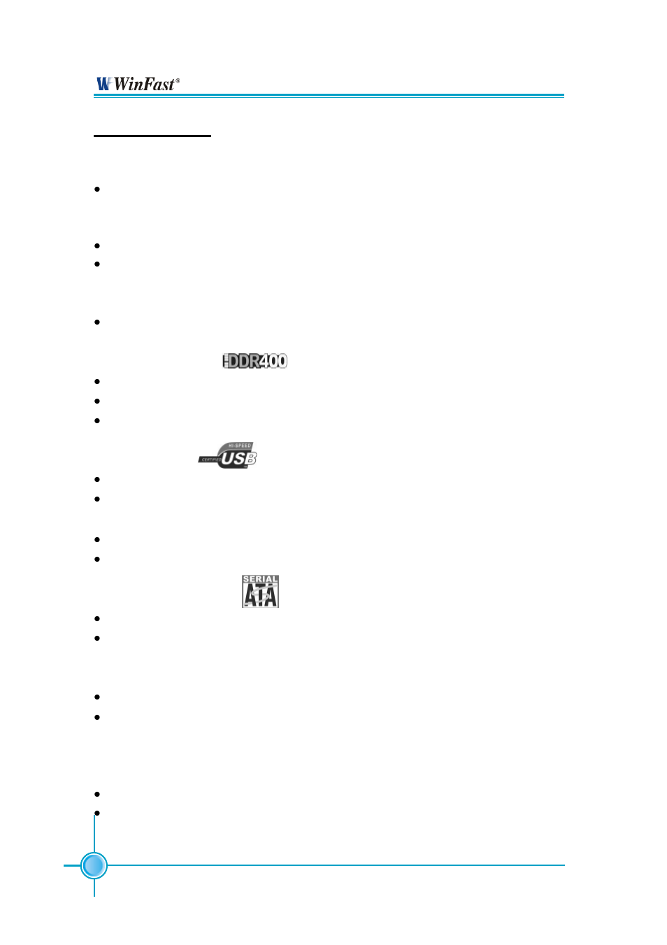 Main features | Foxconn NF4K8AB-8EKRS User Manual | Page 10 / 75