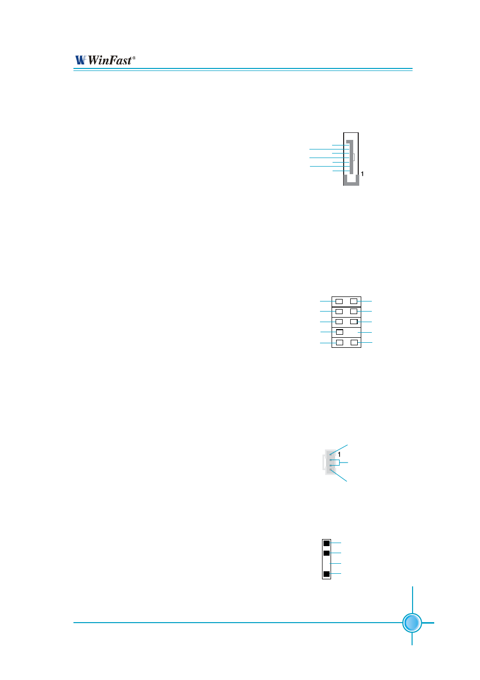 Chapter 2 installation instructions, S-ata connectors: sata0, sata1, sata2, sata3, Front audio connector: f_audio | Audio connector: cd_in, Speaker connector: speaker | Foxconn NF4K8AB-8EKRS User Manual | Page 27 / 75
