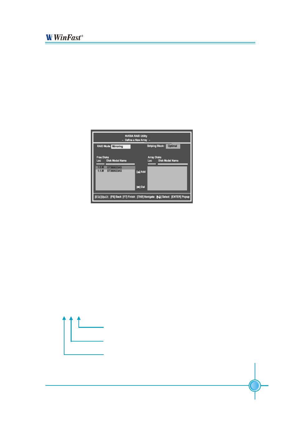 Entering the raid bios setup | Foxconn NF4K8AB-8EKRS User Manual | Page 63 / 75