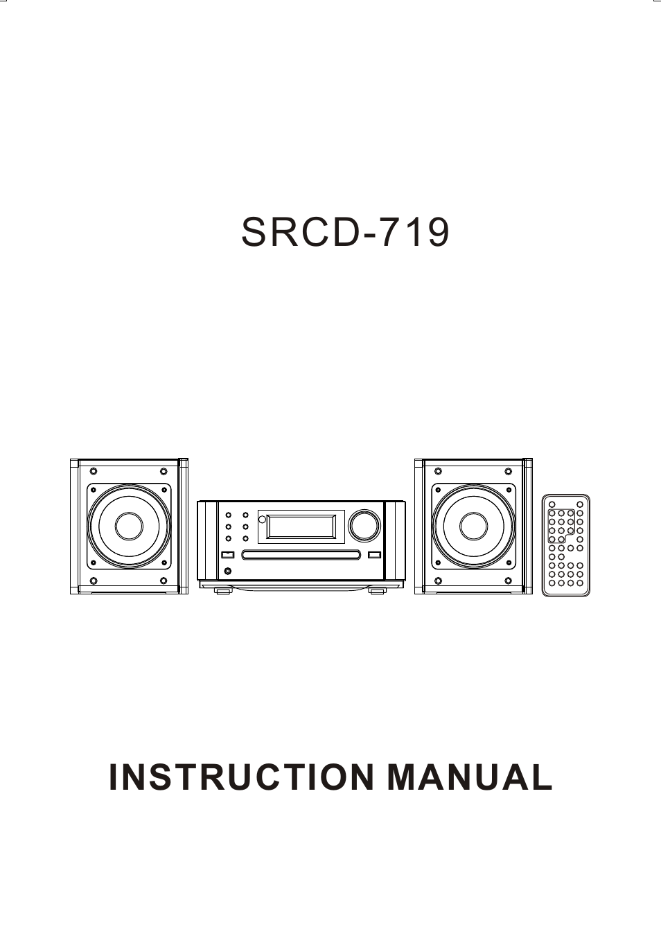 Curtis SRCD-719 User Manual | 14 pages