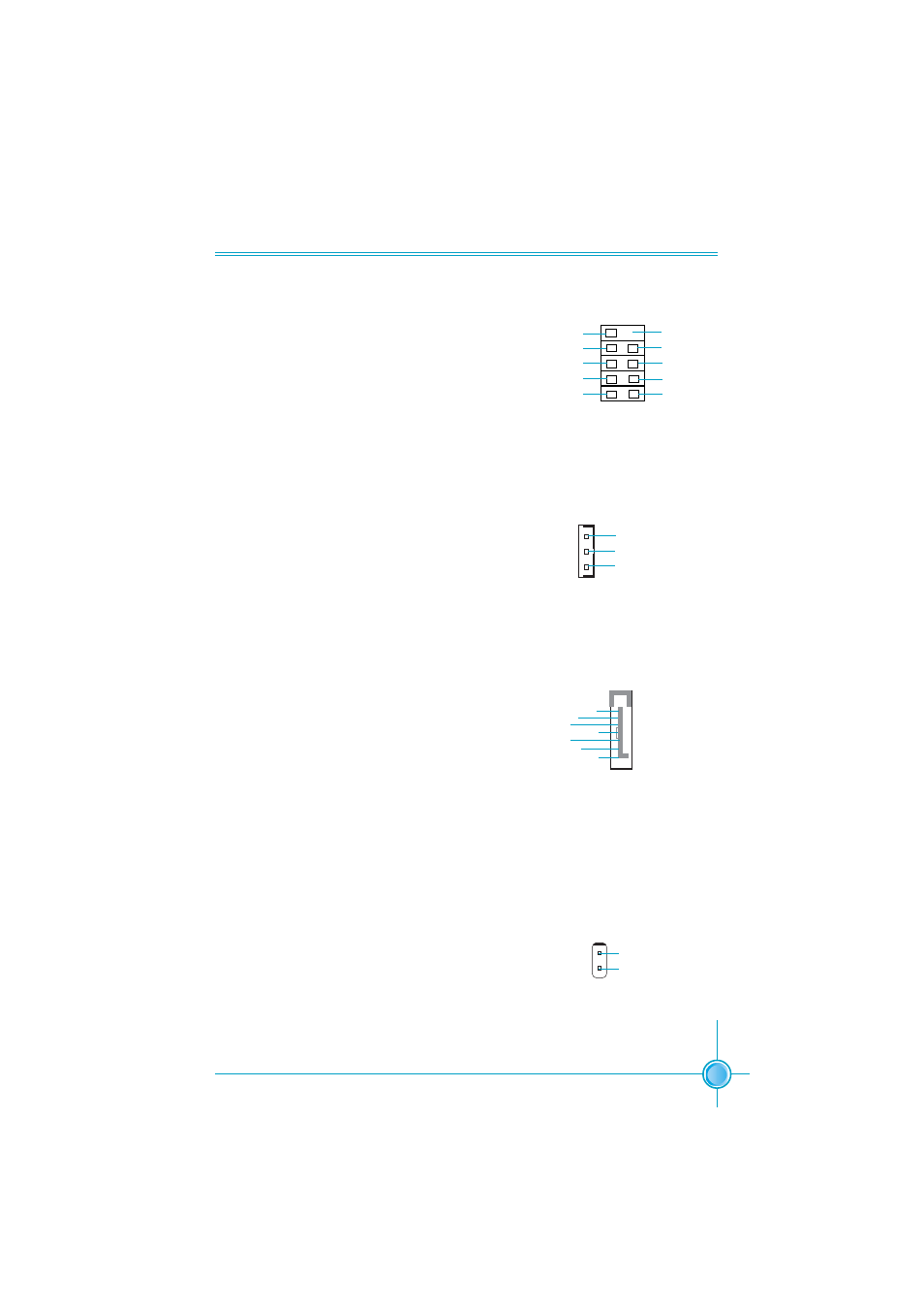 Wake-up on modem: wom, S-ata connectors: sata-1, sata-2 (optional), Chassis intruder connector: intr | Foxconn 760GXK8MC User Manual | Page 21 / 75