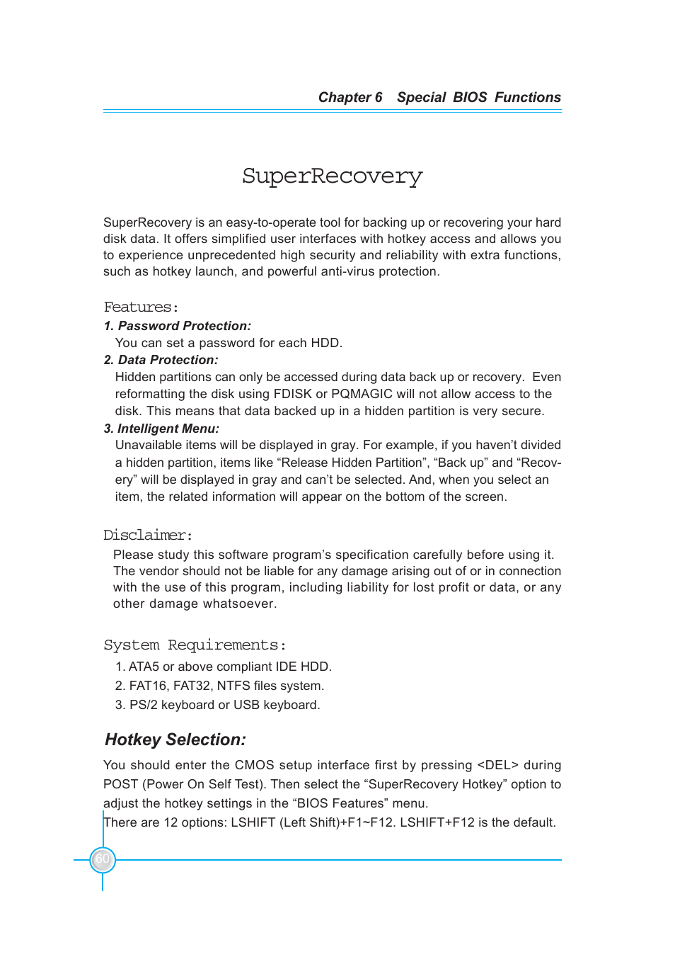Superrecovery | Foxconn 760GXK8MC User Manual | Page 66 / 75