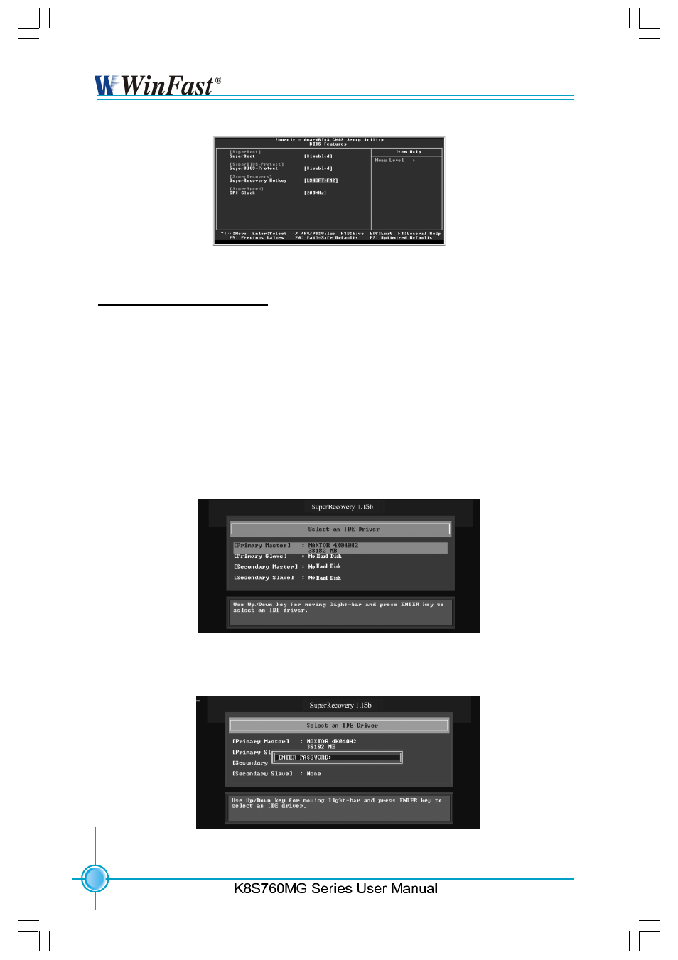 Hard disk selection | Foxconn K8S760MG-6ELRS User Manual | Page 101 / 108