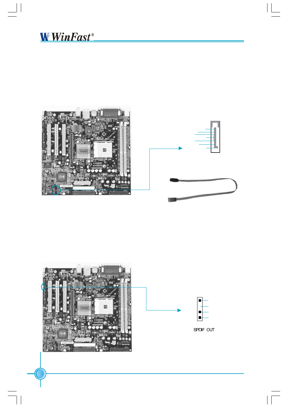 Chapter 2 installation instructions, S-ata connectors, Spdif out connector: spdif_out | K8s760mg series user manual | Foxconn K8S760MG-6ELRS User Manual | Page 31 / 108