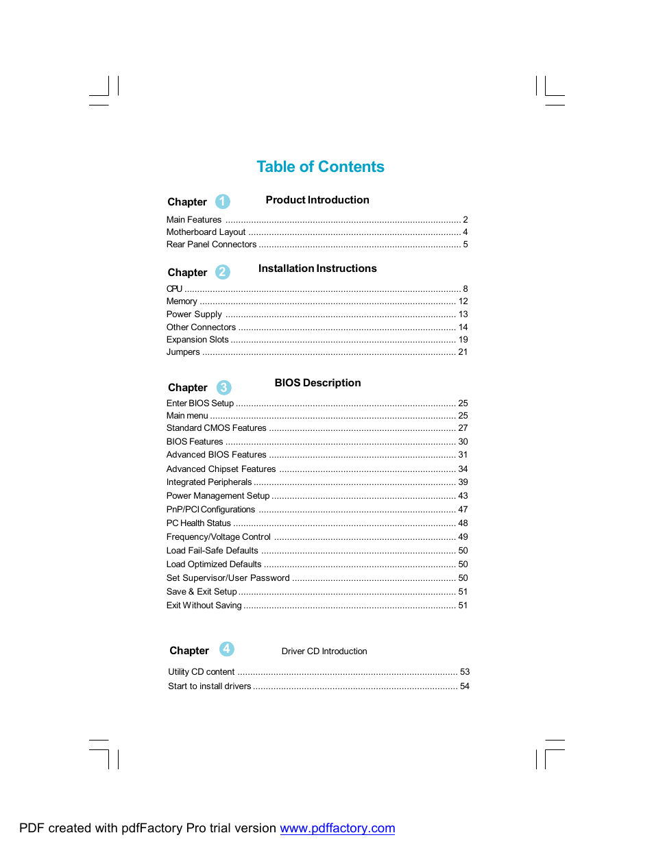 Foxconn 761GXK8MC-RS User Manual | Page 4 / 85