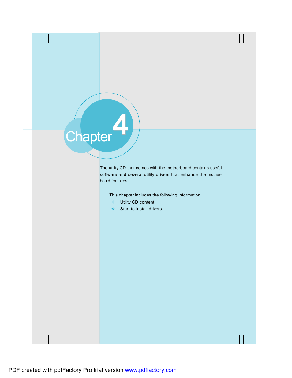 Chapter | Foxconn 761GXK8MC-RS User Manual | Page 59 / 85
