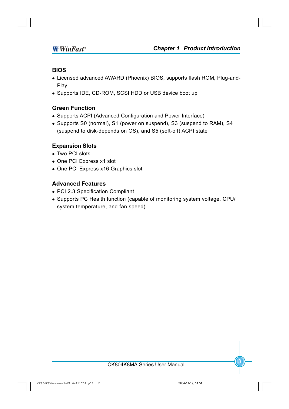 Foxconn CK804K8MA-KS User Manual | Page 11 / 55