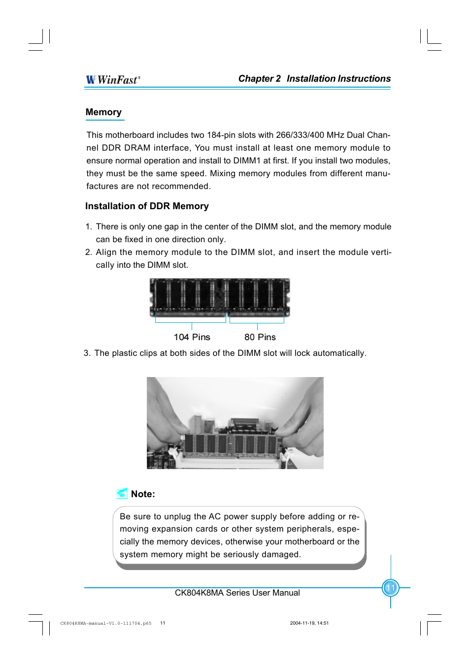 Foxconn CK804K8MA-KS User Manual | Page 19 / 55