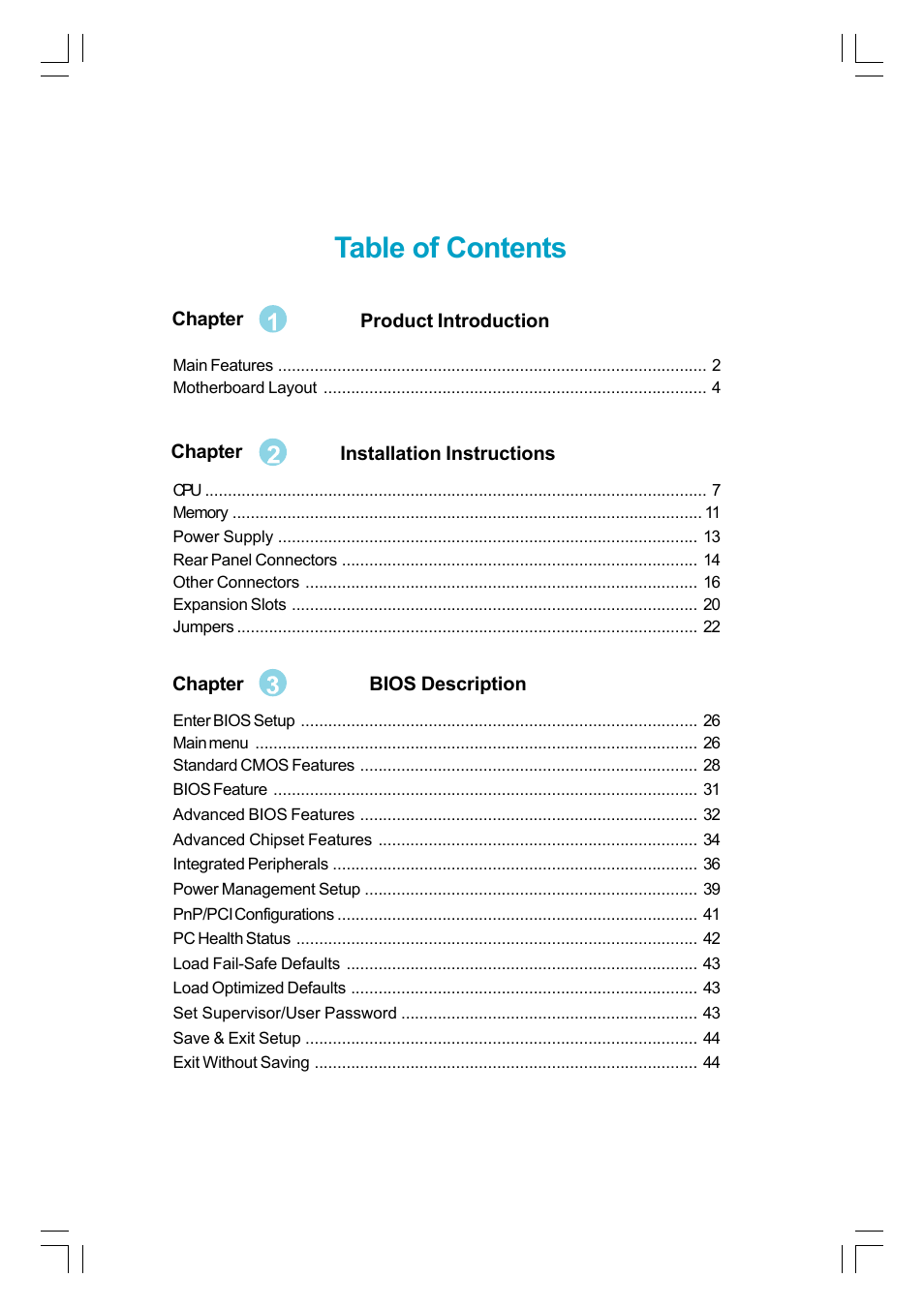 Foxconn NF4K8AC-RS User Manual | Page 4 / 68
