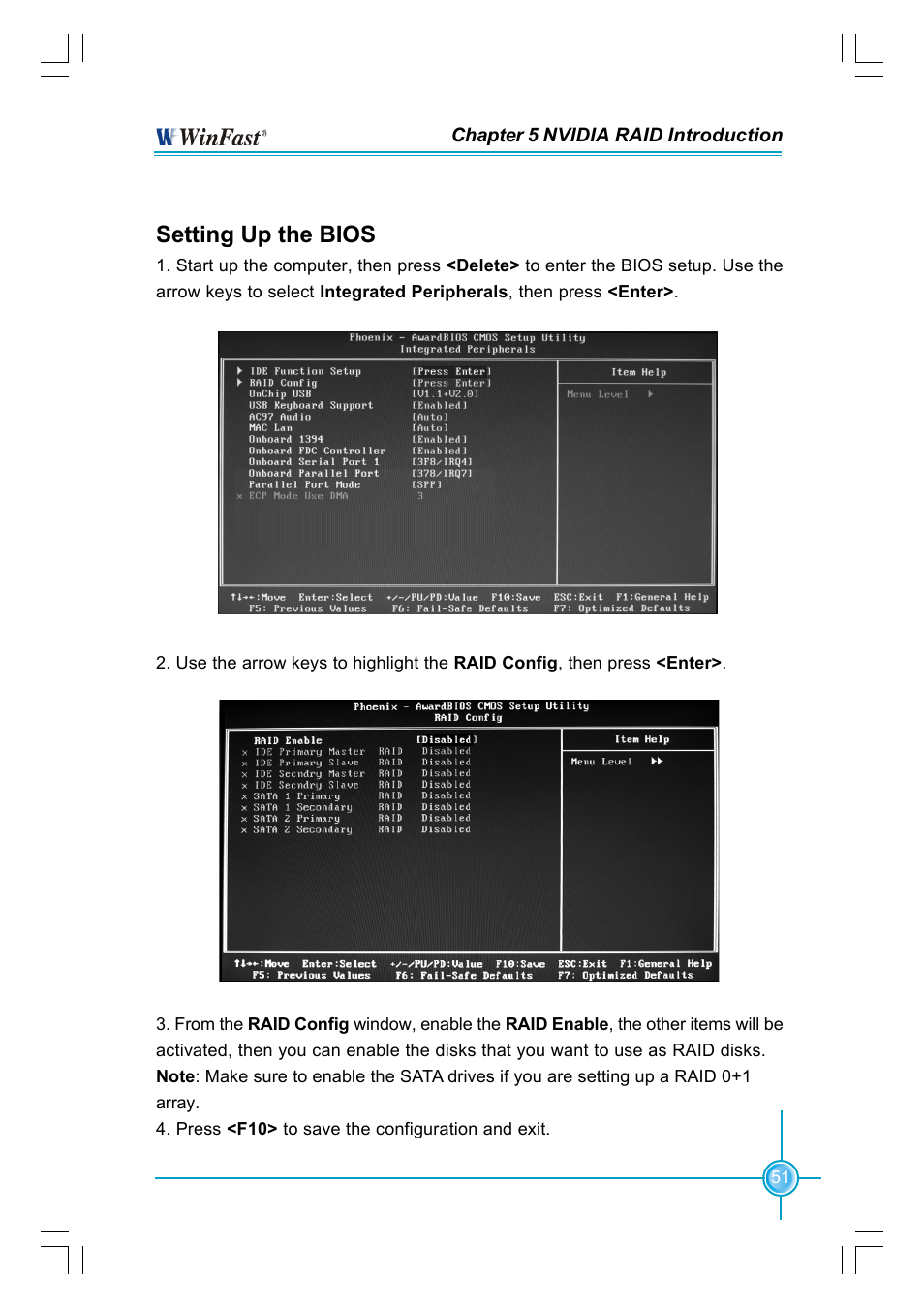 Setting up the bios | Foxconn NF4K8AC-RS User Manual | Page 58 / 68