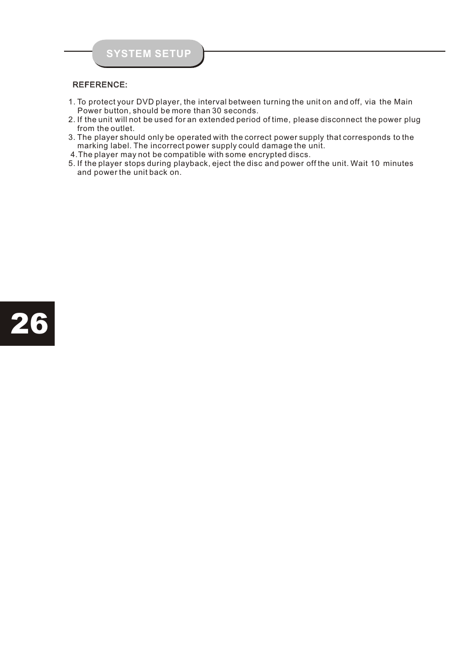 Т³гж 26 | Curtis DVD6019-B User Manual | Page 26 / 31