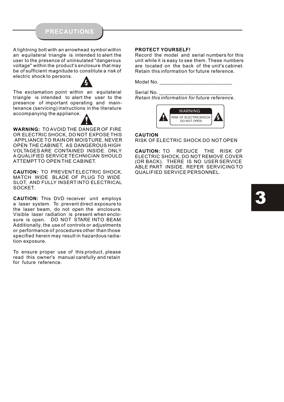 Т³гж 3 | Curtis DVD6019-B User Manual | Page 3 / 31