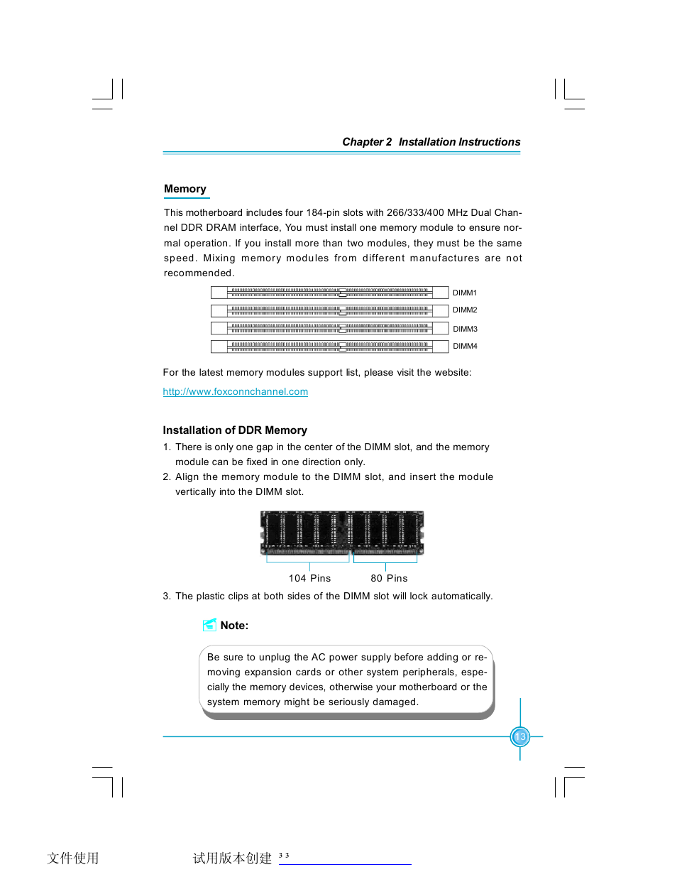 Foxconn 761GXK8MB-RS User Manual | Page 20 / 87